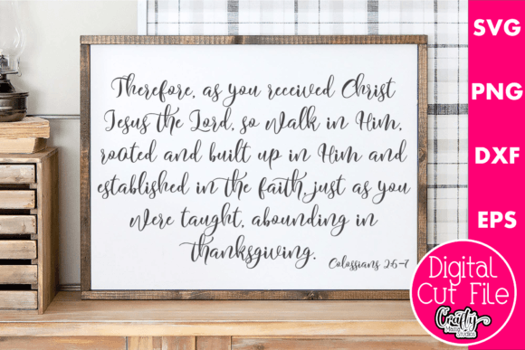 Abounding in Thanksgiving Graphics for Crafts & Content Publishing