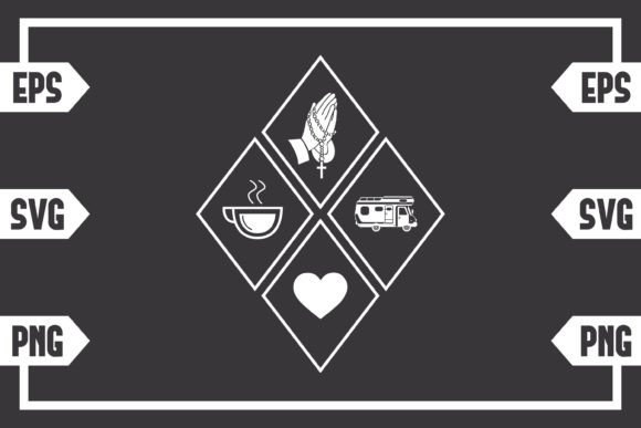 Coffee Jesus Heart and Camping Van: A Designer’s Take on This Craft-Centric Graphic