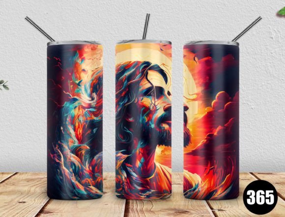 Jesus 20oz Skinny Tumbler Graphics for Real Business Branding