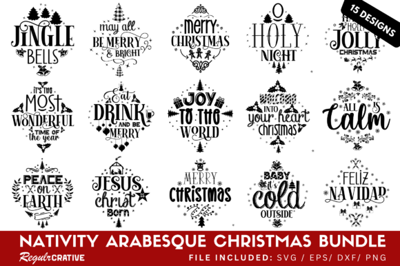Nativity Arabesque Christmas Svg Bundle: A Designer’s Honest Review